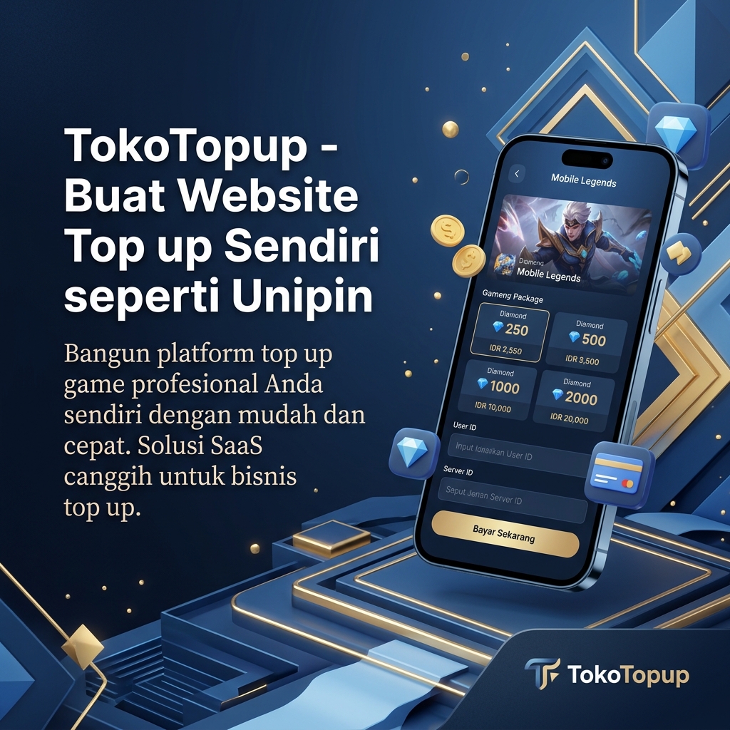 KiosTopup - Buat Website Top up Sendiri seperti Unipin